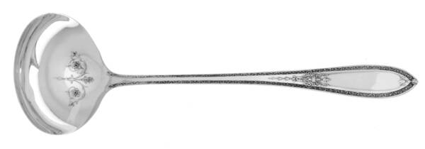 Triumph (Silverplate, 1925, NO MONOGRAMS) Solid Piece Cream Ladle by International Silver