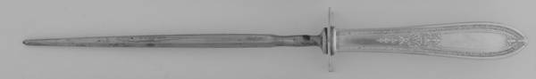 Triumph (Silverplate, 1925, NO MONOGRAMS) Large Roast Steel Rod Knife Sharpener