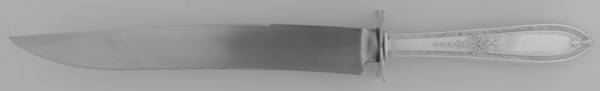 Triumph (Silverplate, 1925, NO MONOGRAMS) Large Stainless Blade Roast Carving Knife