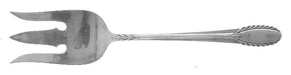 Trousseau (Sterling, 1934) Solid Salad Serving Fork