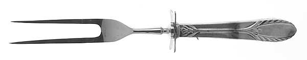 Trousseau (Sterling, 1934) Small Steak Carving Fork with Stainless Prongs
