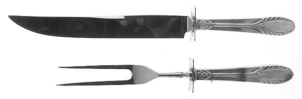 Trousseau (Sterling, 1934) Small Stainless Blade 2-Piece Steak Carving Set