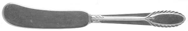 Trousseau (Sterling, 1934) Flat Handle Butter Spreader