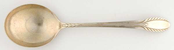 Trousseau (Sterling, 1934) Round Bowl Soup Spoon (Gumbo)