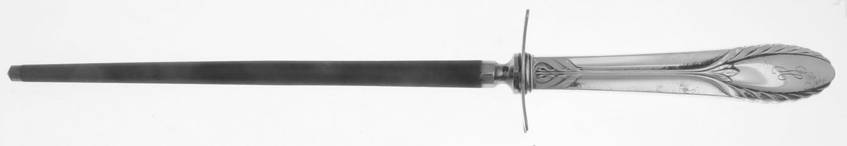 Trousseau (Sterling, 1934) Large Roast Steel Rod Knife Sharpener