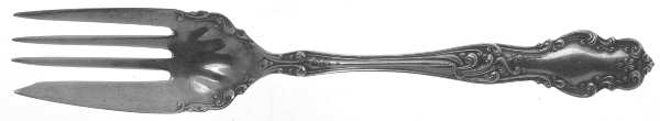 Tudor (Silverplate, 1904) Individual Salad Fork