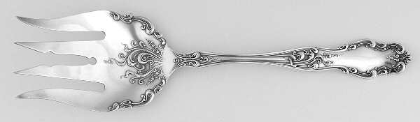 Tudor (Silverplate, 1904) Solid Salad Serving Fork