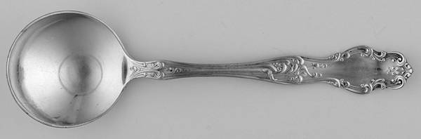 Tudor (Silverplate, 1904) Round Bowl Soup Spoon (Bouillon)