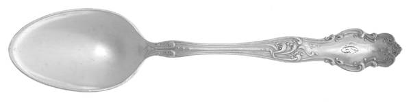 Tudor (Silverplate, 1904) Monogram Teaspoon