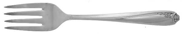 Tupperware Rose (Silverplate, 1955) Individual Salad Fork