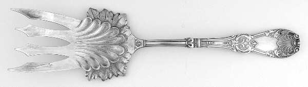 Tuxedo (Silverplate, 1890) Large Solid Fish Serving Fork