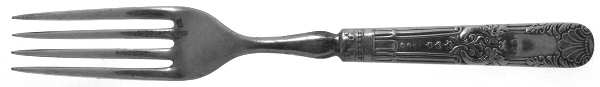 Tuxedo (Silverplate, 1890) Indented Solid Handled Fork