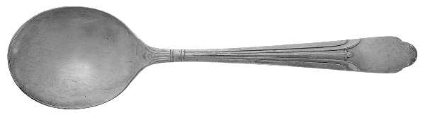 Ultra (Silverplate, 1938) Round Bowl Soup Spoon (Gumbo)