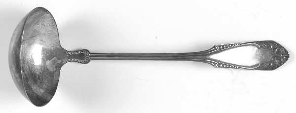Unique (Silverplate, 1897) Oyster Ladle Solid Piece by International Silver