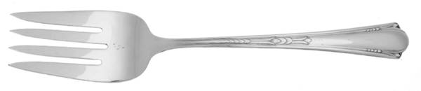 Valencia (Silverplate) Medium Solid Cold Meat Serving Fork