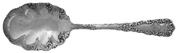 Venus (Sterling, 1901) Preserve Spoon with Monogram