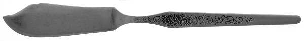 Velvet Rose (Stainless) Flat Handle Master Butter Knife