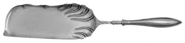 Vesta (Silverplate, 1895) Large Flat Handle Crumb Knife/Crumber
