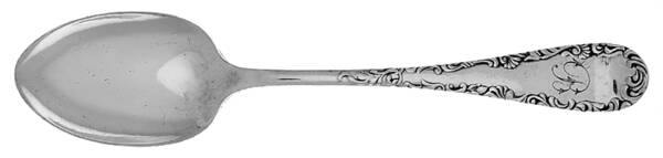 Victoria (Silverplate, 1846, 1895) Monogram Place/Oval Soup Spoon