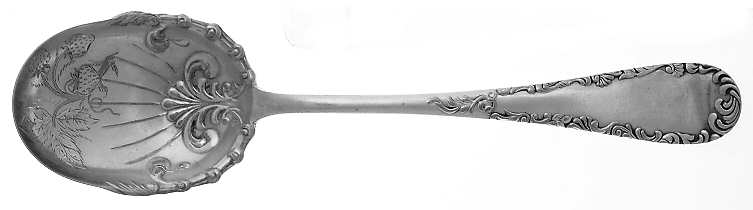 Victoria (Silverplate, 1846, 1895) Small Brtcut Berry/Casserole Spoon