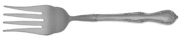 Victorian Charm (Stainless) Cold Meat Fork Large, Stainless Tines HC