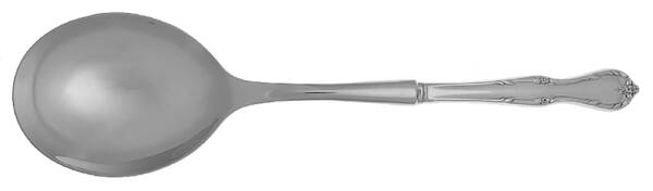Victorian Charm (Stainless) Casserole Spoon with Smooth Stainless Bowl HC
