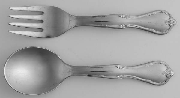 Victorian Charm (Stainless) 2 Pc Baby Set (BF, BS)