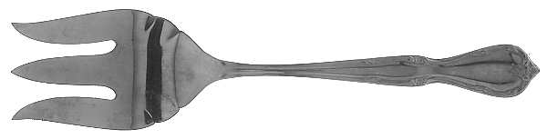 Victorian Charm (Stainless) Medium Solid Cold Meat Serving Fork