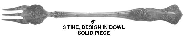 Vintage (Silverplate, 1904) Oyster Fork