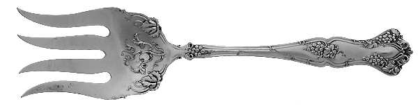 Vintage (Silverplate, 1904) Solid Salad Serving Fork