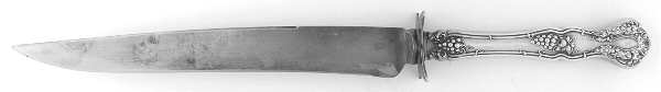 Vintage (Silverplate, 1904) Large Stainless Blade Roast Carving Knife