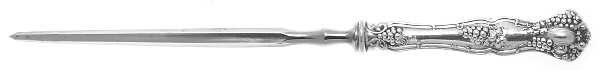 Vintage (Silverplate, 1904) Small Steel Rod Sharpener Knife
