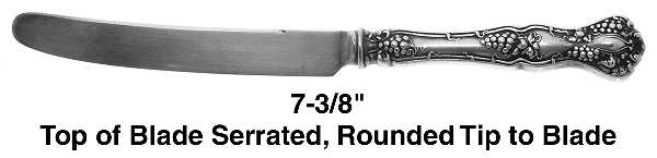 Vintage (Silverplate, 1904) Orange Knife with Silverplate Blade
