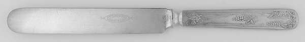 Vintage (Silverplate, 1904) Blunt Solid Knife