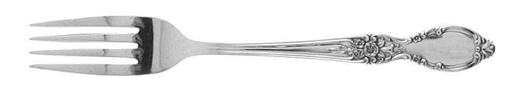Victorian Rose (Silverplate, 1954) Fork
