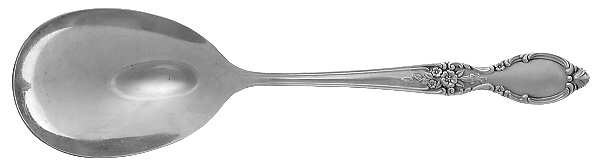 Victorian Rose (Silverplate, 1954) Solid Smooth Casserole Spoon