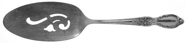 Victorian Rose (Silverplate, 1954) Solid Pierced Pie Server