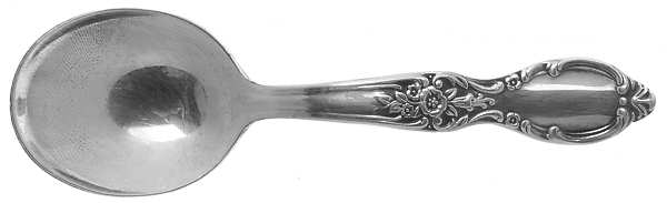 Victorian Rose (Silverplate, 1954) Straight Handle Baby Spoon