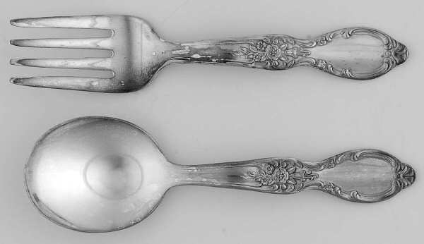 Victorian Rose (Silverplate, 1954) 2 Pc Baby Set (BF, BS)
