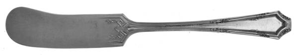 Virginia I (Silverplate, 1917) Flat Handle Butter Spreader