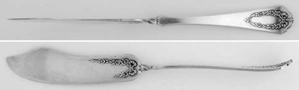 Virginia II (Silverplate, 1916) Flat Twisted Handle Master Butter Knife
