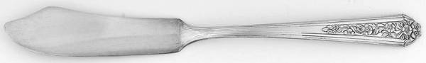 Viceroy Two (Silverplate) Flat Handle Master Butter Knife