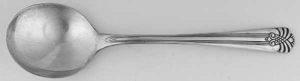 Vogue (Silverplate, 1938) Round Bowl Soup Spoon (Gumbo)
