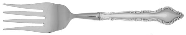 Wakefield (Silverplate, 1965) Cold Meat Fork Large, Stainless Tines HC