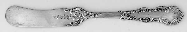 Waldorf (Silverplate, 1894) Flat Handle Butter Spreader