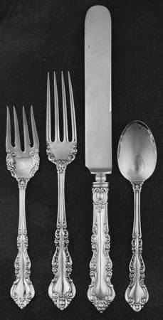 Warwick (Sterling, 1898) 4 Piece Dinner Size Setting