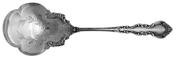 Warwick (Sterling, 1898) Small Brtcut Berry/Casserole Spoon