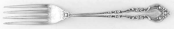 Warwick (Sterling, 1898) Solid Youth Tea Fork