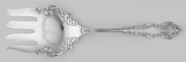 Warwick (Sterling, 1898) Small Solid Fish Serving Fork