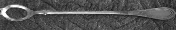 Washington (Silverplate, 1910) Pierced Bowl Long Handle Olive Spoon